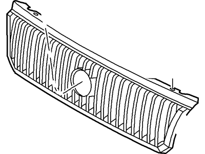 2004 Mercury Mountaineer Grille - 1L2Z-8200-DAA