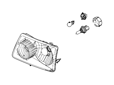 Ford 6L5Z-13008-BA Headlamp Assembly