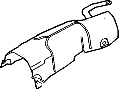 Ford Focus Exhaust Heat Shield - 7S4Z-5411434-A