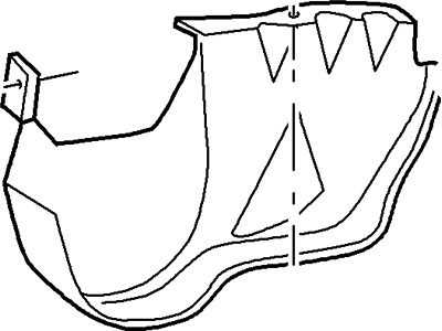 Ford YS4Z-6775-GA Shield - Engine Protecting