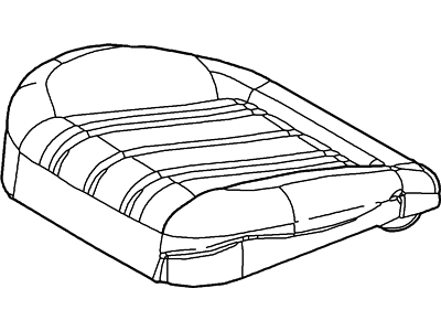 2003 Lincoln LS Seat Cushion - 3W4Z-54632A23-AA