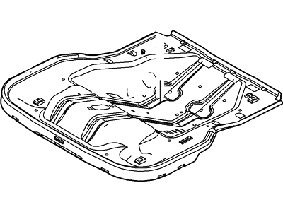 Ford 7T4Z-7863100-A Frame And Spring - Front Seat Cushion