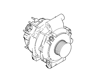 Ford 7S4Z-10346-A Alternator Assembly