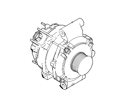 Ford 7S4Z-10346-ARM Alternator Assembly