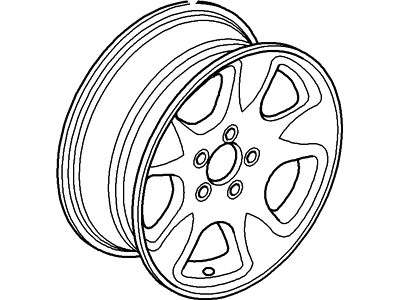 Ford YW4Z1007EA Wheel Assembly