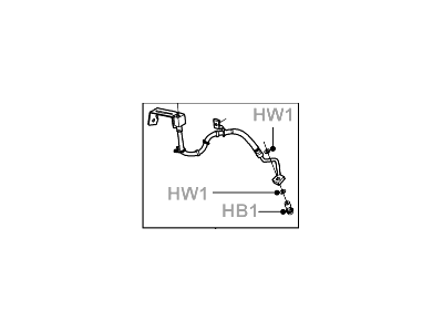 2005 Ford Mustang Brake Line - 6R3Z-2078-D