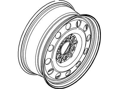 Ford 7L1Z-1015-D Wheel Assembly