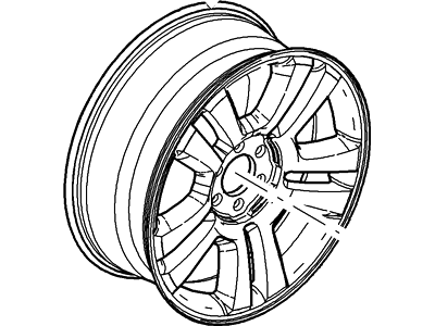 Ford 7L3Z-1007-H Wheel Assembly