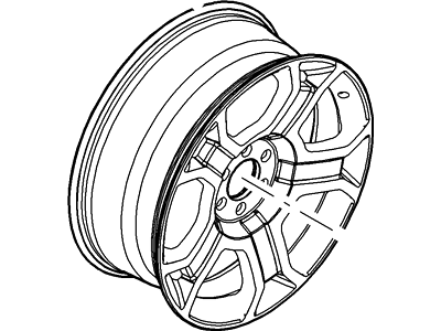 Ford 8L3Z-1007-A Wheel Assembly