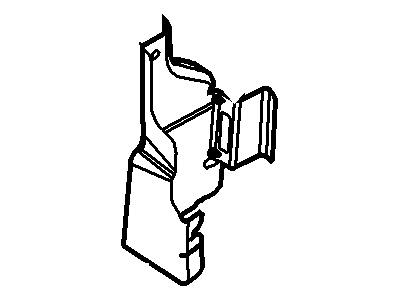 Ford 5F9Z-74103A22-AB Extension - Floor Side Reinforcemnt