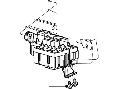 2005 Mercury Mountaineer Fuse Box - 3L2Z-14A068-DA