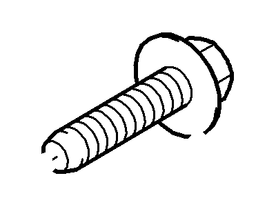 Ford -W504083-S415 Screw