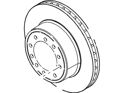 Ford 8U9Z-2C026-A Rotor Assembly - Brake