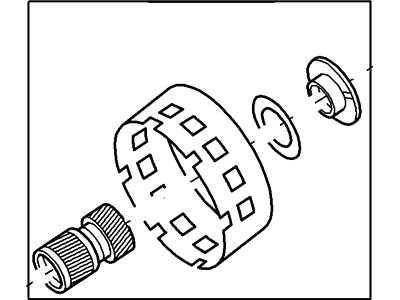 Ford 9C3Z-7A019-A Shell - Transmission Input