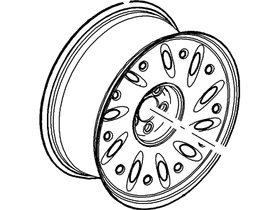 Ford 1L2Z-1007-FA Wheel Assembly