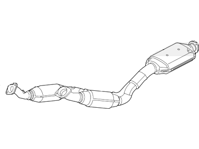 Ford 4L2Z-5F250-GA Catalytic Converter Assembly