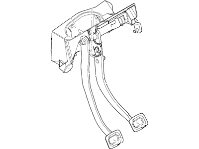 Ford F-150 Brake Pedal - 6L3Z-2455-CA