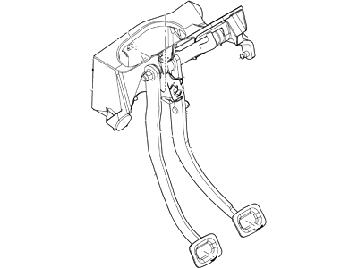 Lincoln Mark LT Brake Pedal - 6L3Z-2455-CA