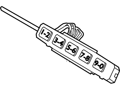 Ford 7L7Z-14A626-A Actuator Assembly