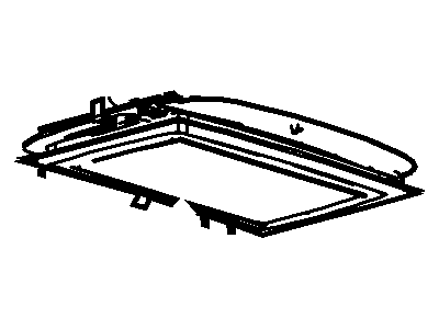 Ford 6W1Z-5404098-AC Sun Visor Assembly