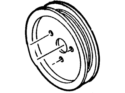 Ford FOCZ-3A733-A Pulley
