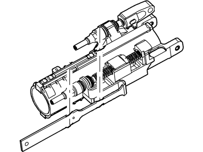 2006 Lincoln LS Steering Column - 6W4Z-3C529-DA