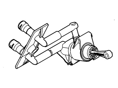 Ford 1M5Z-7A543-AA Master Cylinder Assembly