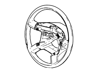 2006 Ford Explorer Steering Wheel - 6L2Z-3600-AB