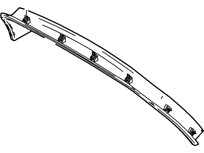 Ford 8A4Z-7442410-BA Moulding