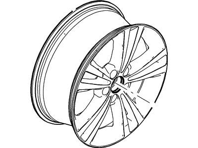 2011 Lincoln MKS Spare Wheel - BA5Z-1007-C