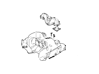 2002 Lincoln Blackwood Intake Manifold - 2L7Z-9424-CA