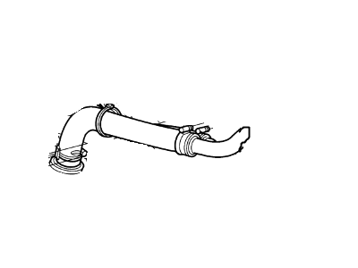 2002 Ford Ranger Fuel Filler Hose - XL5Z-9034-HB