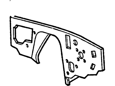 2002 Ford E-350/E-350 Super Duty Dash Panels - XC2Z-1501610-AA