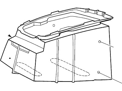2002 Ford F-250 Super Duty Glove Box - 2C3Z-2506010-AAA