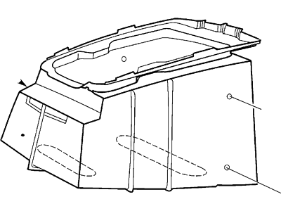 2001 Ford F-350 Super Duty Glove Box - F81Z-2506010-AA