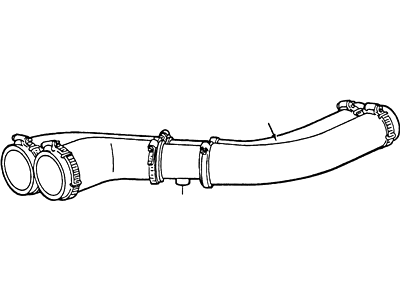 Ford E-250 Air Intake Coupling - E8UZ9B659A