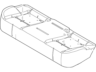 Ford 8A5Z-54600A88-B Rear Seat Cushion Pad