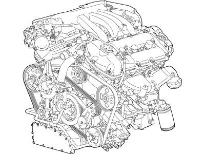 Ford 3W4Z-6007-CA Engine Assembly