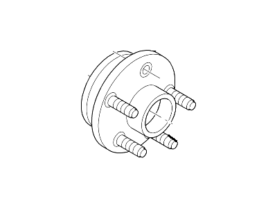 2002 Ford Mustang Wheel Hub - 1R3Z-1104-AA