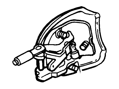 1998 Mercury Villager Door Handle - F5XY1222404C