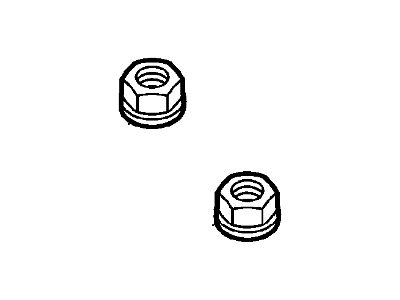 Ford -W702751-S309 Nut And Washer Assembly - Hex.