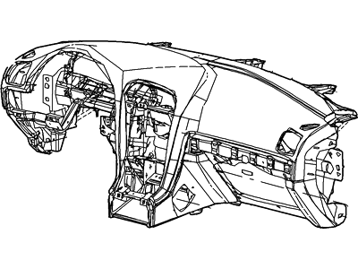 Ford 5W4Z-5404320-CAA Panel - Instrument