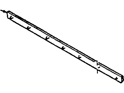 1997 Mercury Tracer Weather Strip - F7CZ-5421456-AA