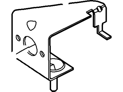 Ford FOVZ-19D816-AA Bracket Assembly - Heater Quadrant