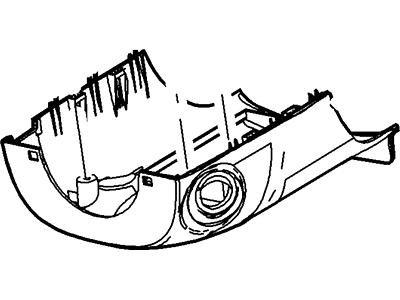 Mercury Steering Column Cover - 6E5Z-3530-AAB