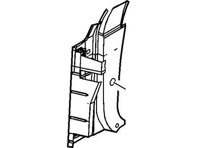 Ford 5W7Z-5422843-A Reinforcement Assembly - Door Hinge