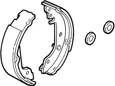 2001 Mercury Cougar Parking Brake Shoe - XS8Z2200AA