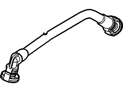 Lincoln LS Crankcase Breather Hose - 3W4Z-6853-AA