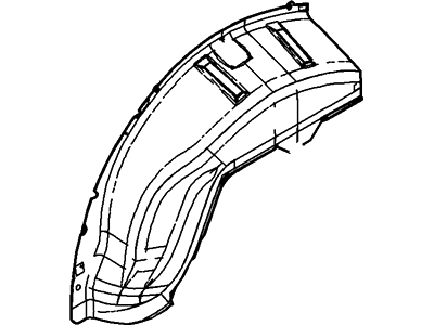 Ford F8AZ-5427886-AA Panel Assembly - Wheelhouse - Inner