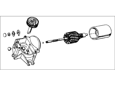 1993 Mercury Grand Marquis Wiper Motor - F2VY-17V508-ARM